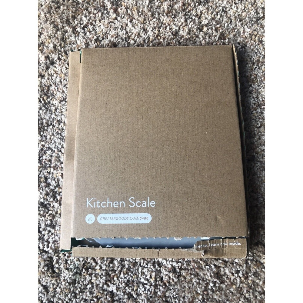 Digital Kitchen Scale Digital Weight Grams and Ounces Stainless Steel - New